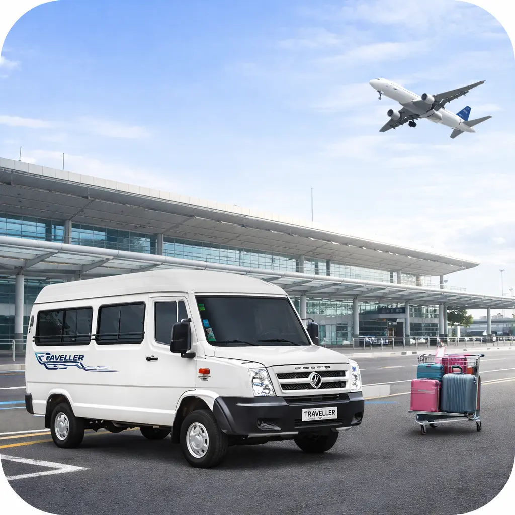 Airport Pickup Drop Tempo Traveller Kanpur